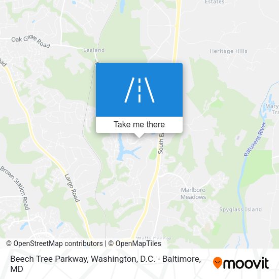Beech Tree Parkway map