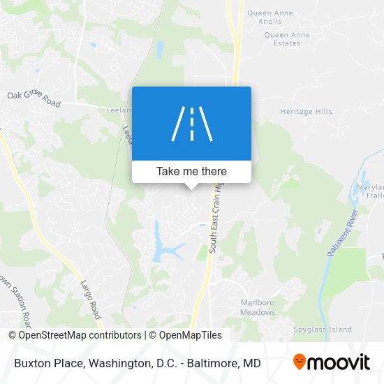 Buxton Place map