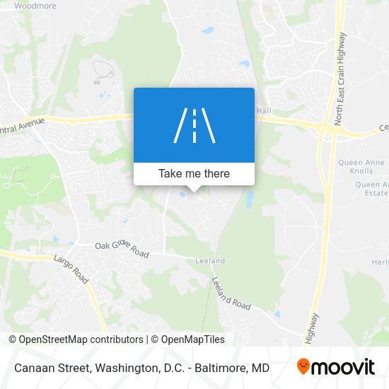 Canaan Street map