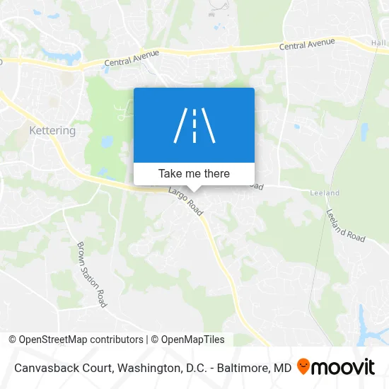 Canvasback Court map