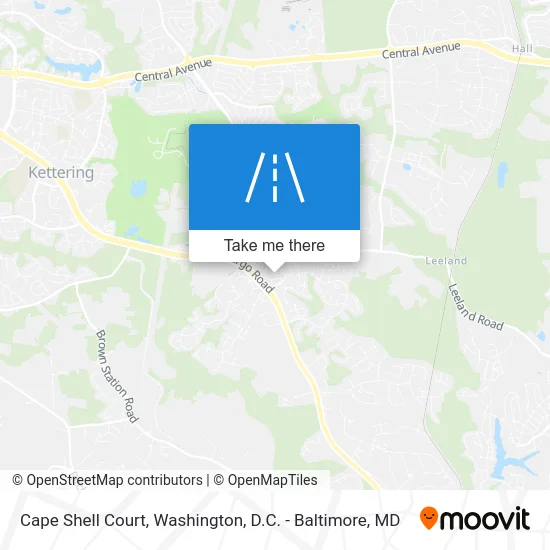 Cape Shell Court map