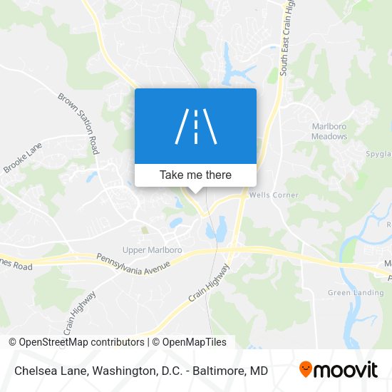 Chelsea Lane map
