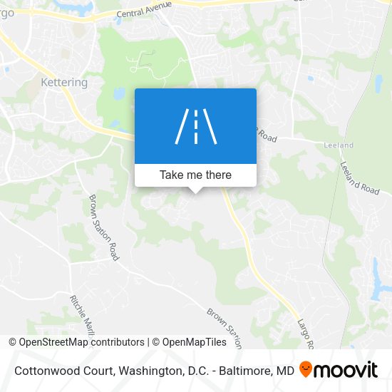 Cottonwood Court map