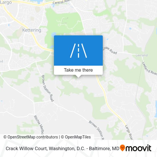Mapa de Crack Willow Court