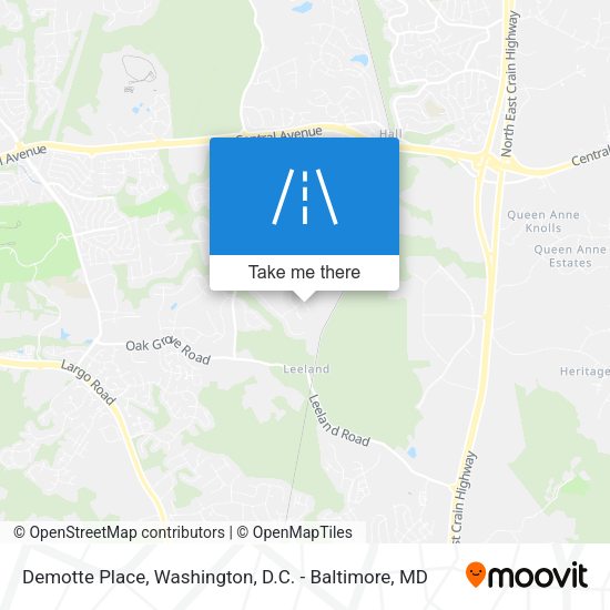 Demotte Place map