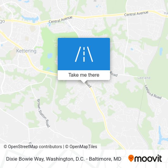 Mapa de Dixie Bowie Way