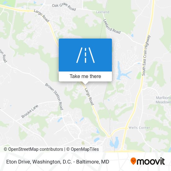 Eton Drive map