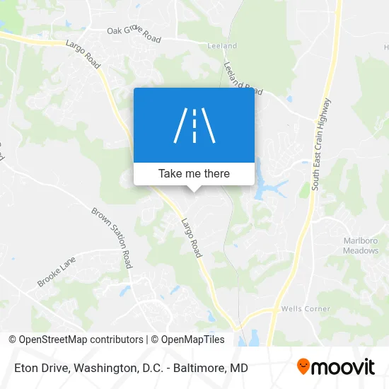 Eton Drive map