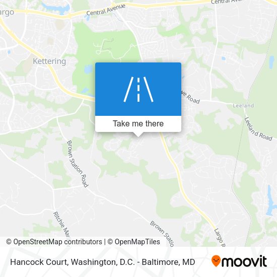 Hancock Court map