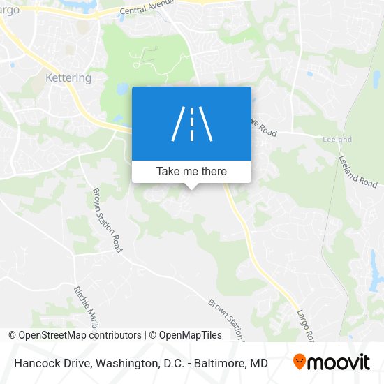 Hancock Drive map