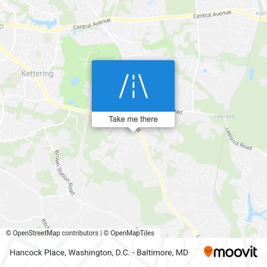Mapa de Hancock Place