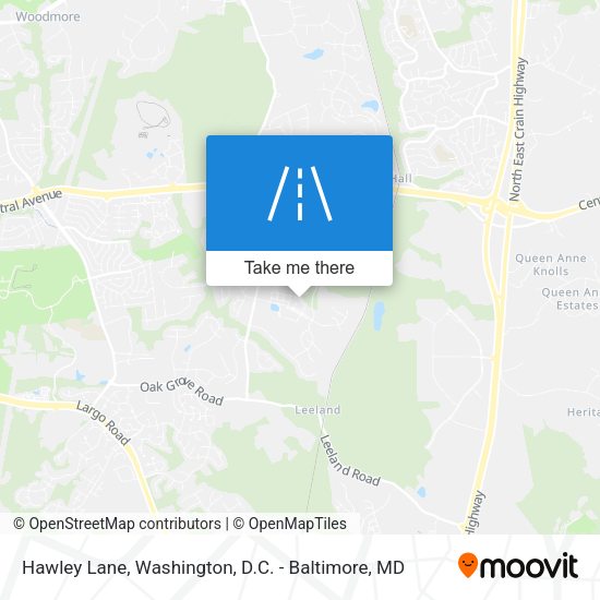 Hawley Lane map