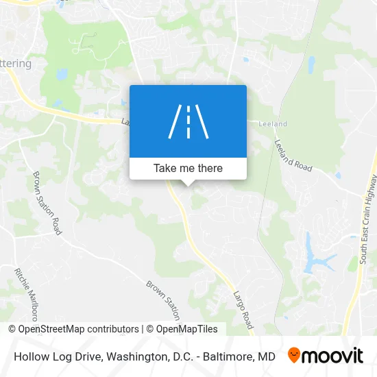 Hollow Log Drive map