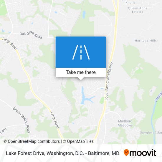 Lake Forest Drive map