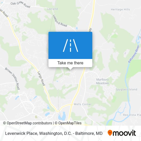 Levenwick Place map