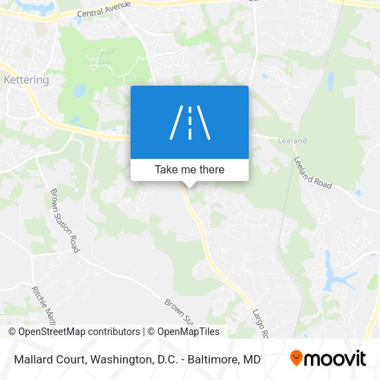 Mallard Court map
