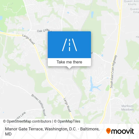 Manor Gate Terrace map