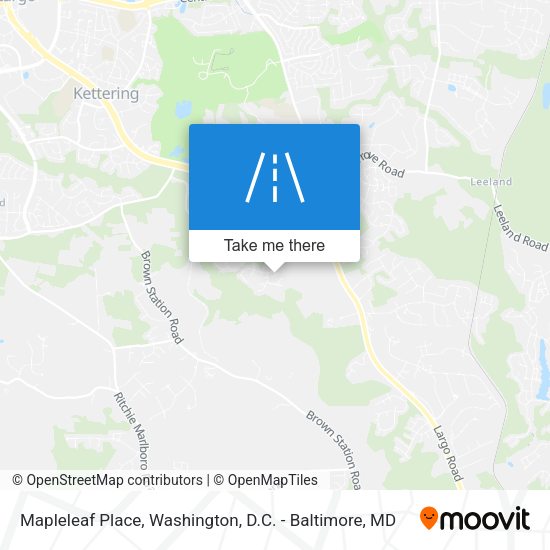 Mapleleaf Place map