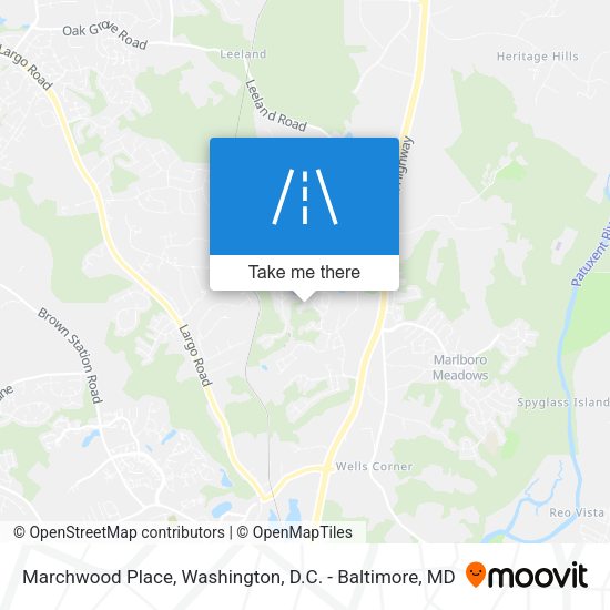 Marchwood Place map