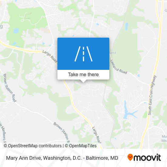 Mary Ann Drive map