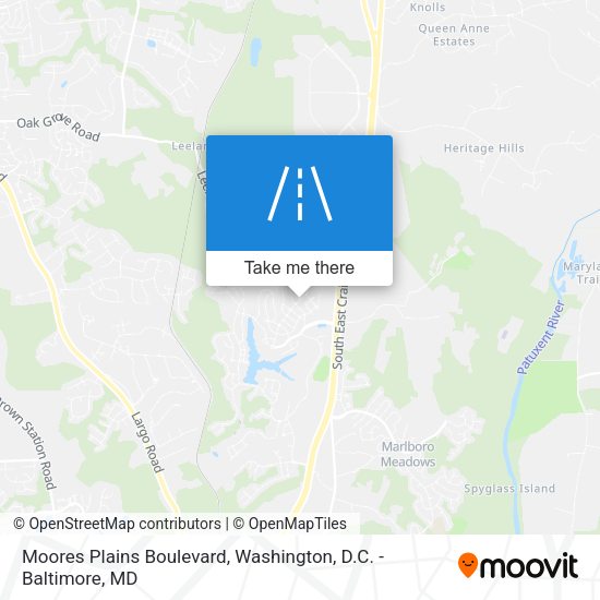 Mapa de Moores Plains Boulevard