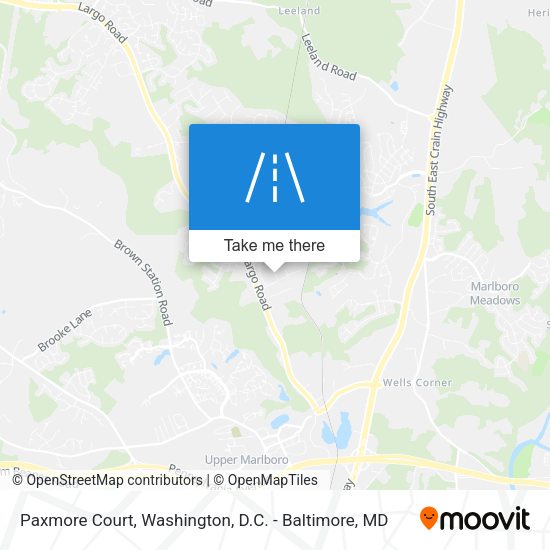Mapa de Paxmore Court