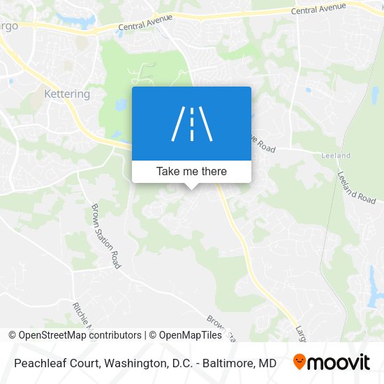 Peachleaf Court map