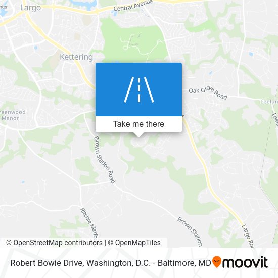Mapa de Robert Bowie Drive
