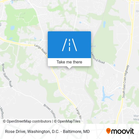 Rose Drive map