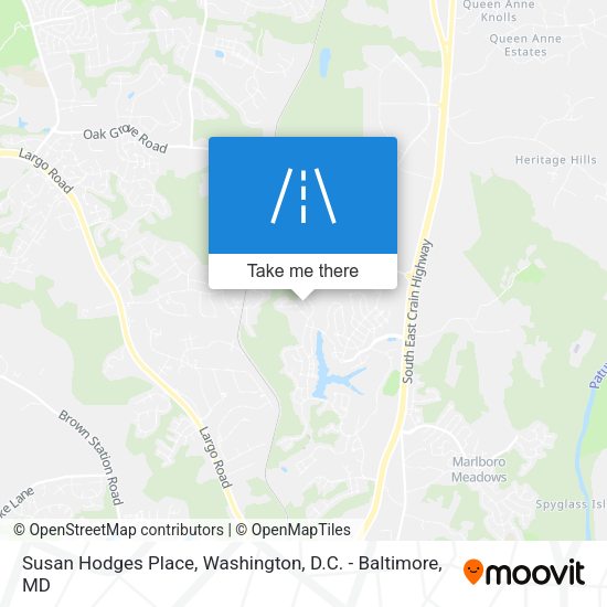 Susan Hodges Place map