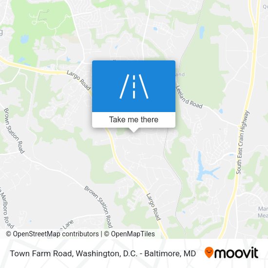Town Farm Road map