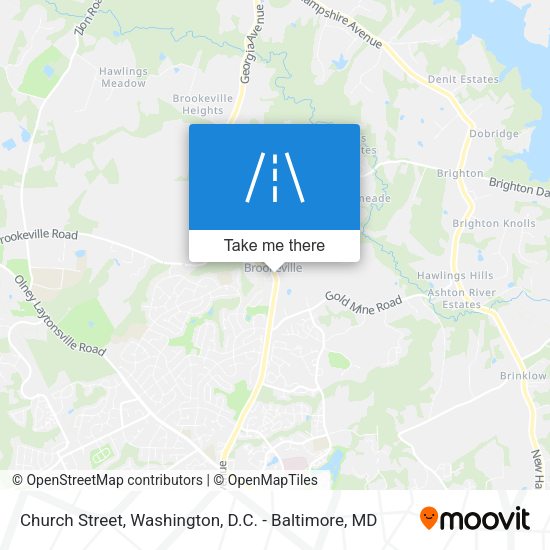 Church Street map
