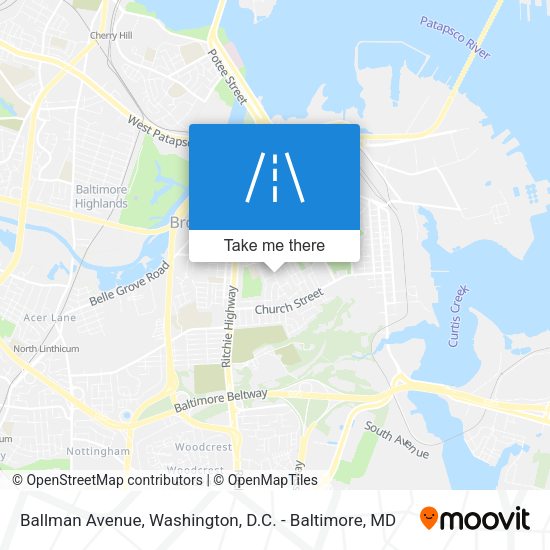 Mapa de Ballman Avenue