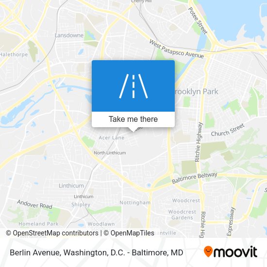 Berlin Avenue map