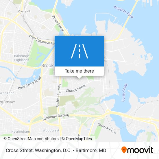 Cross Street map