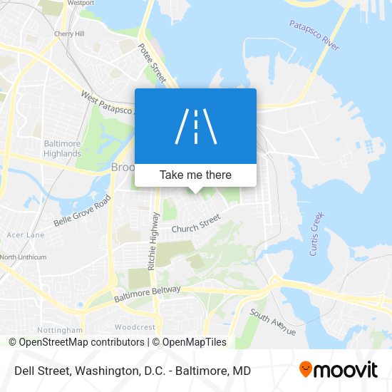 Dell Street map