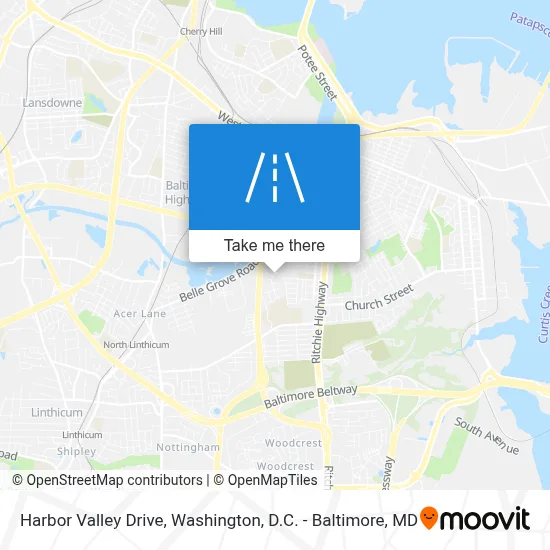 Harbor Valley Drive map