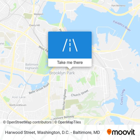 Harwood Street map