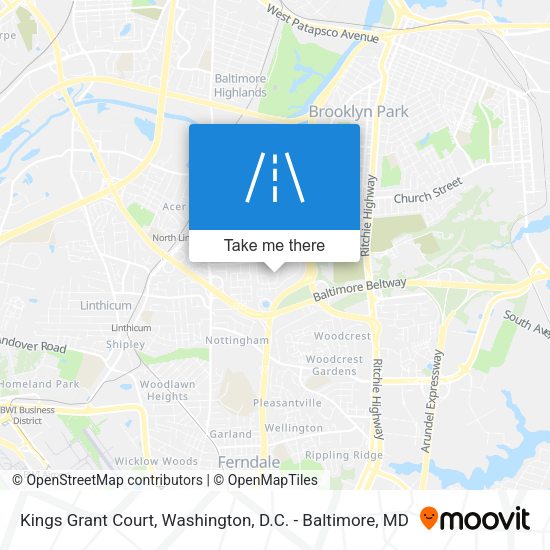 Kings Grant Court map