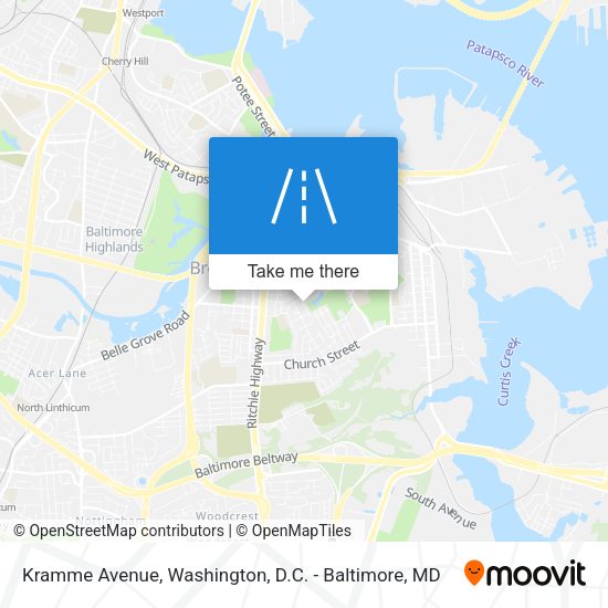 Mapa de Kramme Avenue