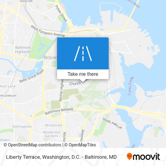 Liberty Terrace map