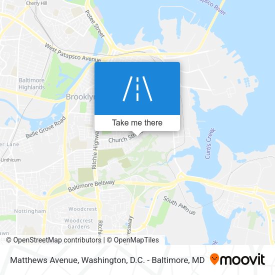 Matthews Avenue map