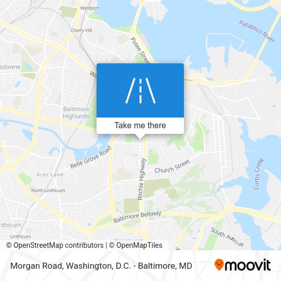 Morgan Road map