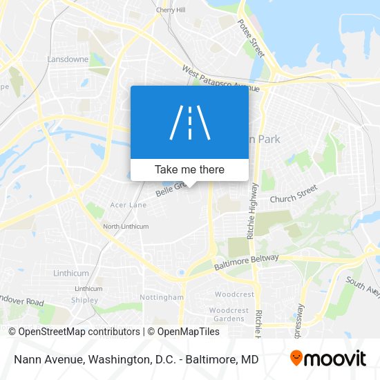 Mapa de Nann Avenue