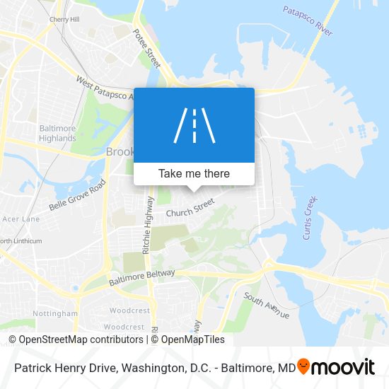 Mapa de Patrick Henry Drive