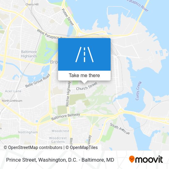 Prince Street map