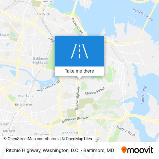 Mapa de Ritchie Highway