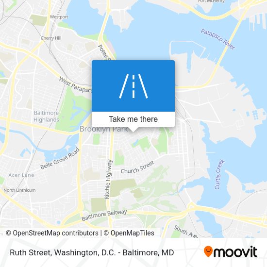 Mapa de Ruth Street