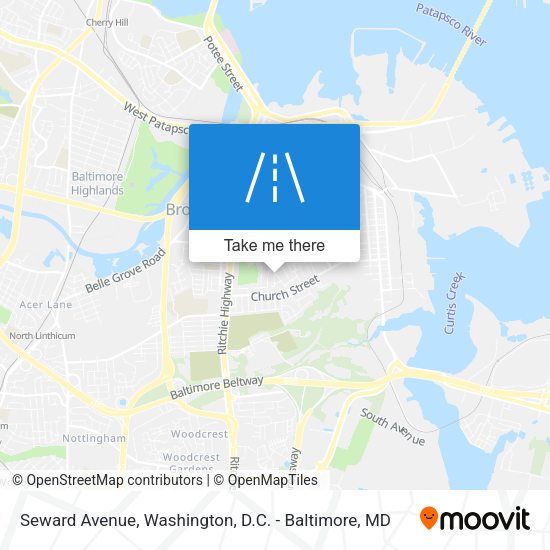 Mapa de Seward Avenue