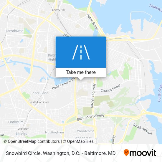 Mapa de Snowbird Circle